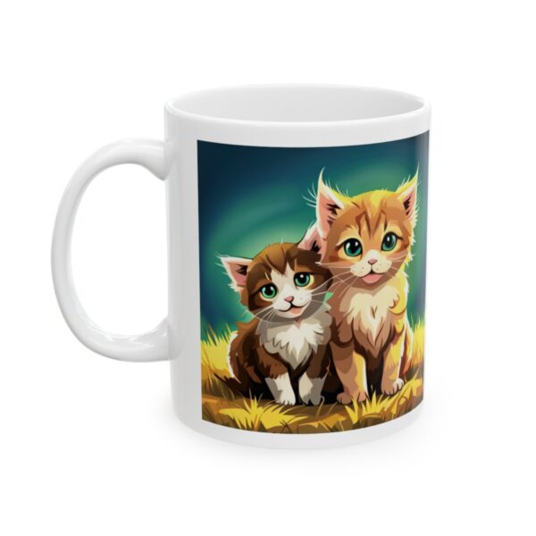 Cute Kittens Ceramic Mug 11oz - Image 4