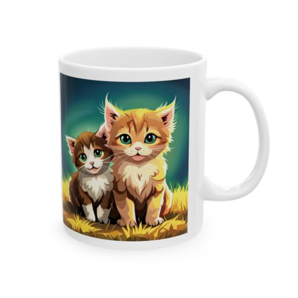 Cute Kittens Ceramic Mug 11oz - Image 5