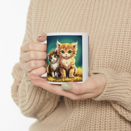 Cute Kittens Ceramic Mug 11oz